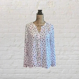 Land’s End Polka Dot Blouse